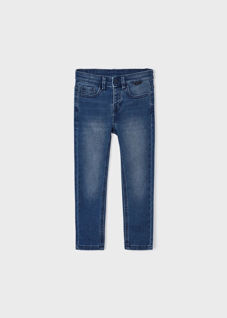 MAYORAL SLIM FIT SOFT DENIM JEANS - MED WASH