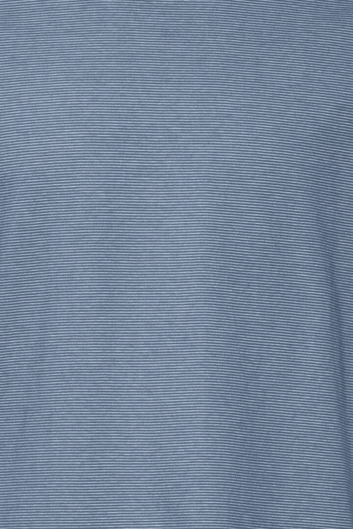 CASUAL FRIDAY THOR STRIPED TEE - CHINA BLUE