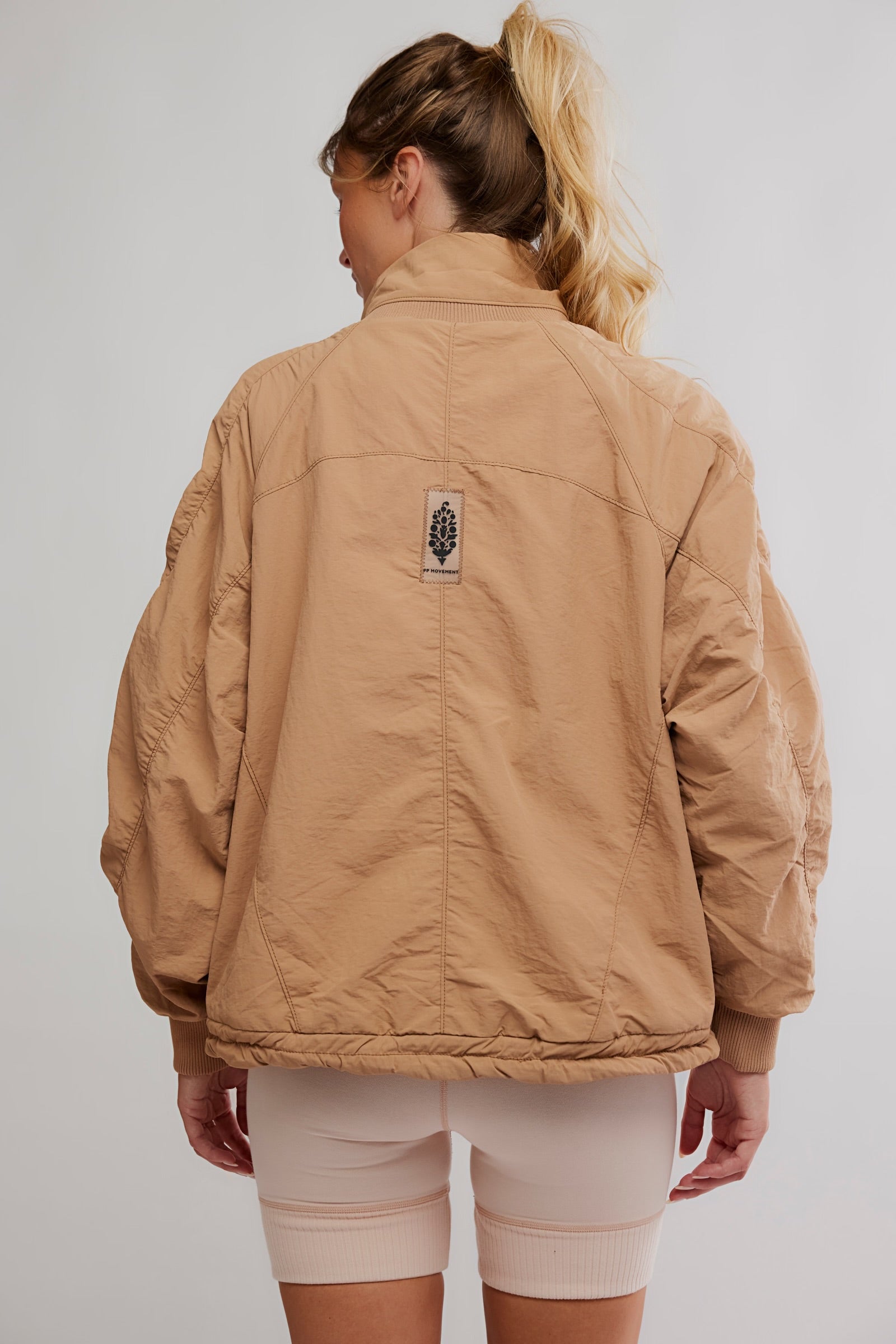 FREE PEOPLE FIELD TRIPPER JACKET - LIGHT CAMEL COMBO