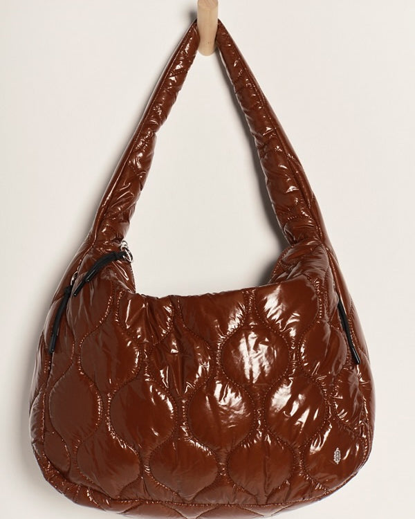 FREE PEOPLE SURPLUS SHINE CARRYALL - NUTSHELL