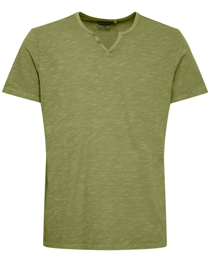 BLEND BASIC TEE - OIL GREEN