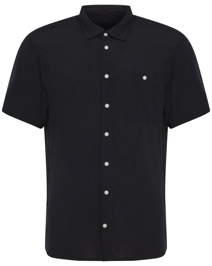 BLEND BUTTON DOWN SHIRT - BLACK