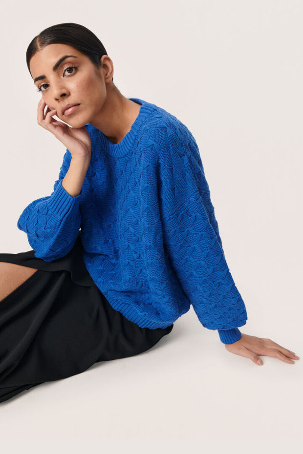 RAVA RONIA PULLOVER - BEAUCOUP BLUE