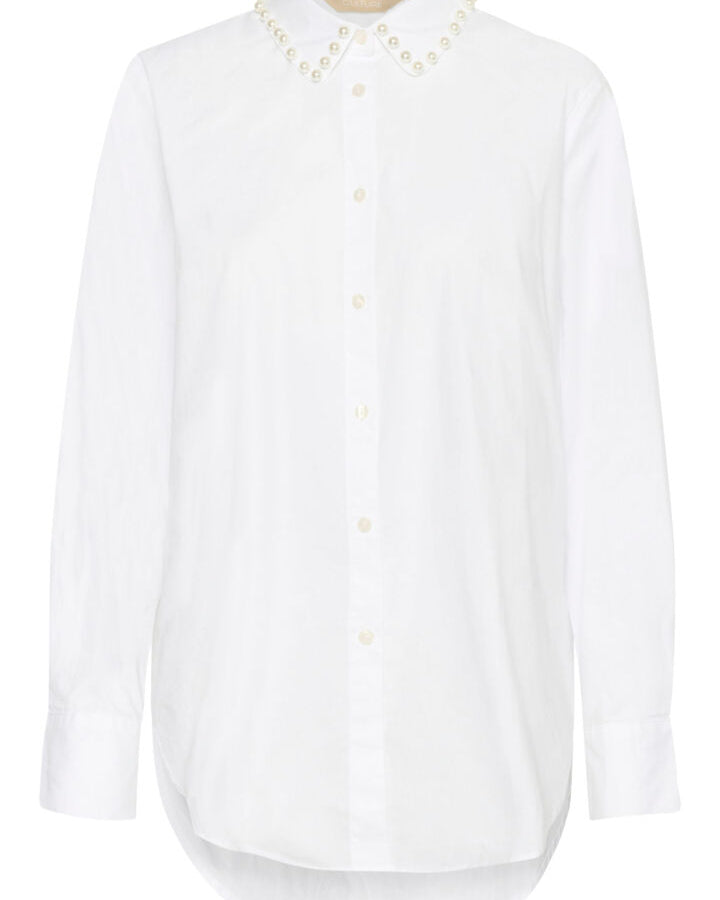 ENSO PEARL BLOUSE - SPRING GARDENIA