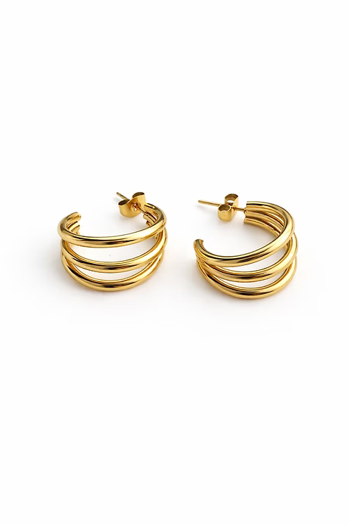 GOLDEN ACRE VALERIA EARRINGS - GOLD