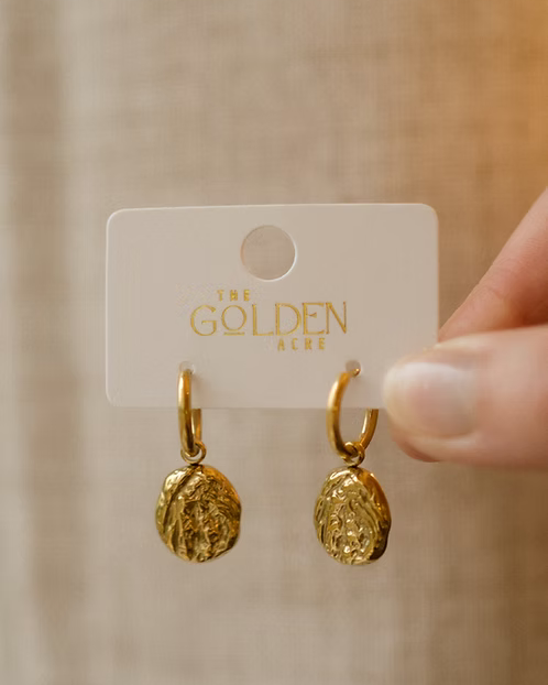 GOLDEN ACRE WRENLEY EARRINGS - GOLD