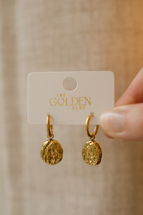 GOLDEN ACRE WRENLEY EARRINGS - GOLD