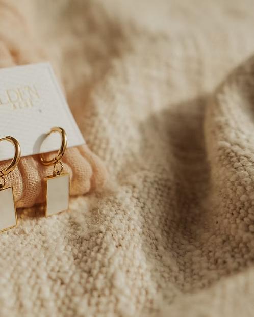 GOLDEN ACRE ATLEY EARRINGS - GOLD