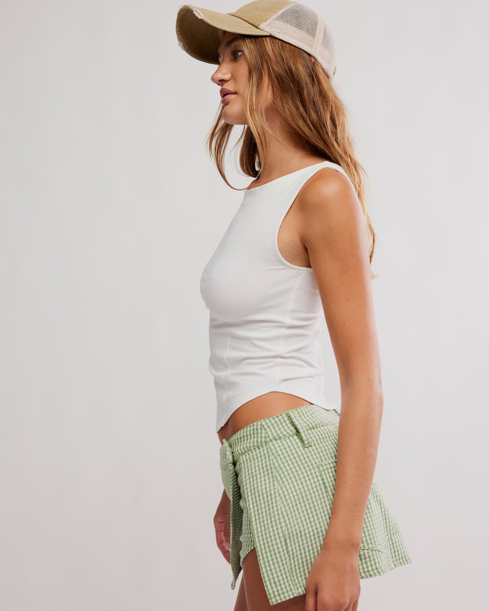 FREE PEOPLE ICONIC TANK - WHISPER WHITE