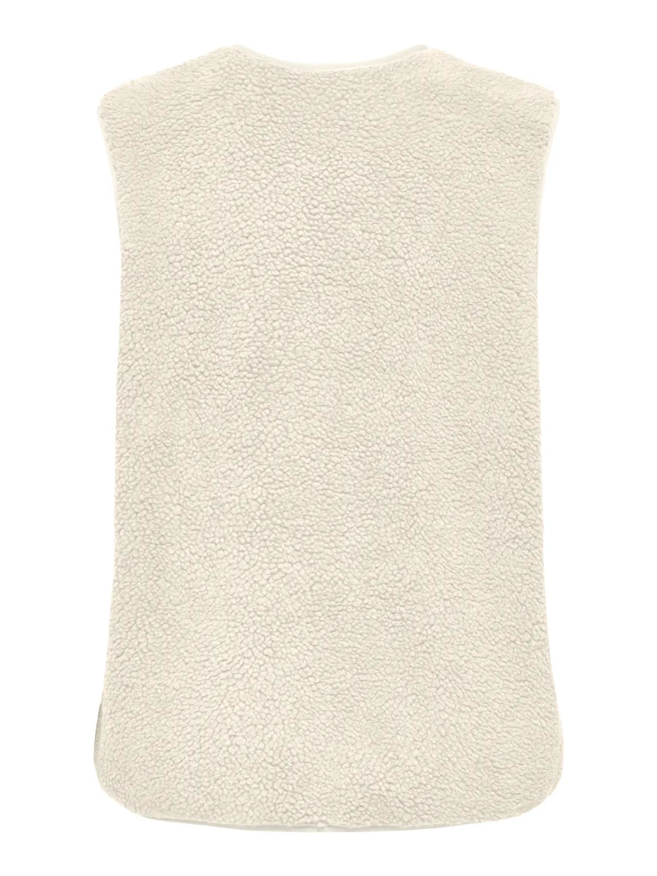 ONLY BABY TEDDY VEST - PUMICE STONE