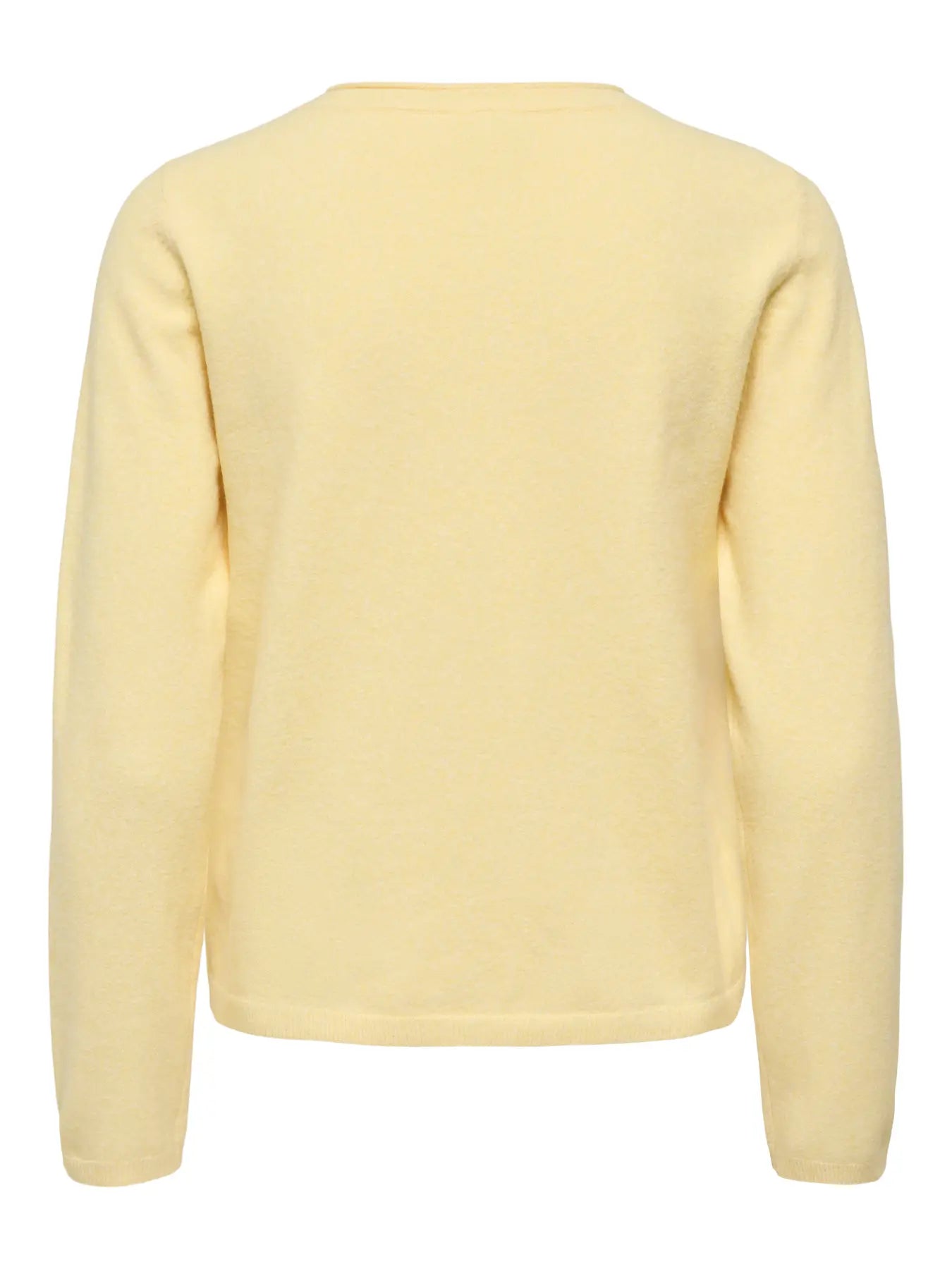 ONLY LOYAL O NECK CARDIGAN - SUNLIGHT