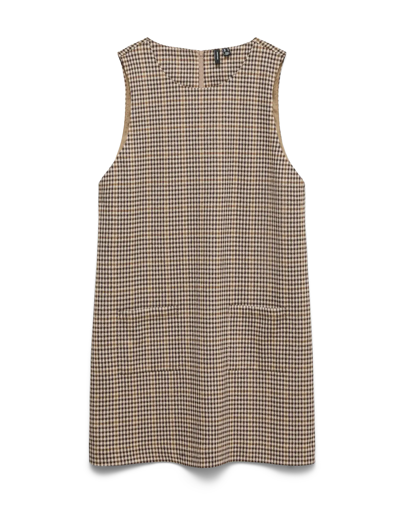 VM MALEA SL CHECK DRESS - CHOCOLATE TORTE