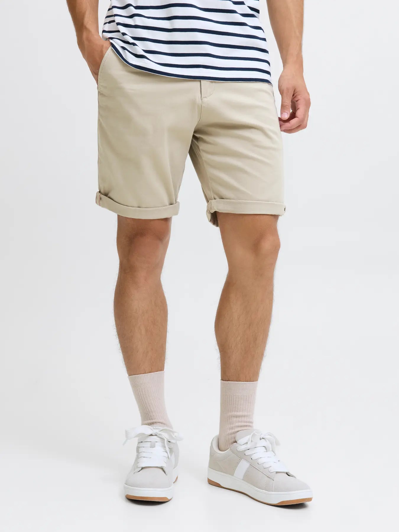 JJ BOWIE CHINO SHORTS - CROCKERY