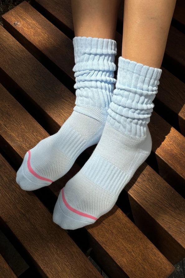 LE BON SHOPPE BALLET SOCKS - BABY BLUE