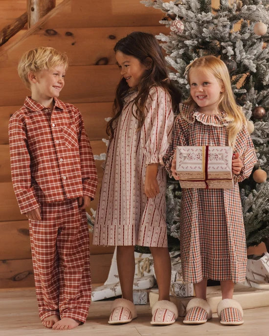 RYLEE + CRU GIRLS NIGHTGOWN - CANDY CANE LANE