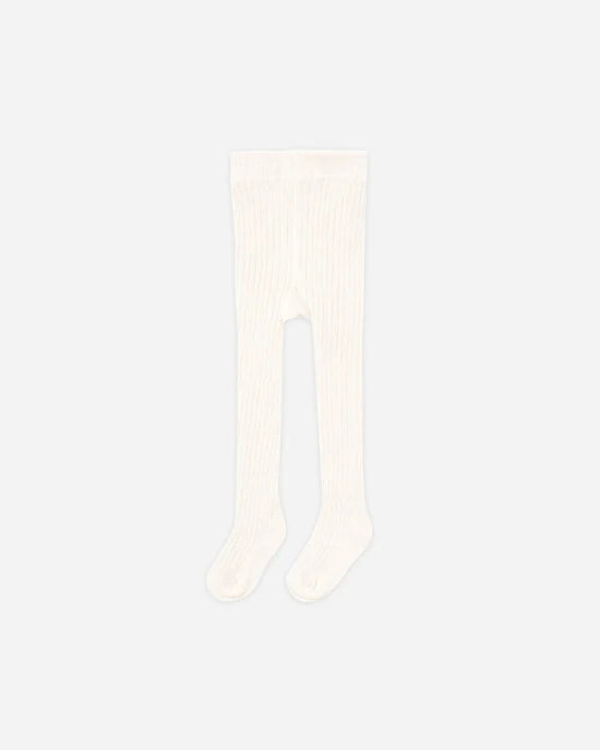 RYLEE + CRU RIBBED TIGHTS - NATURAL