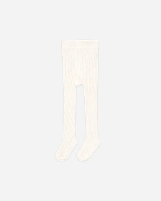 RYLEE + CRU RIBBED TIGHTS - NATURAL
