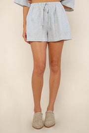 KERRY STRIPED SHORTS - BLUE / WHITE