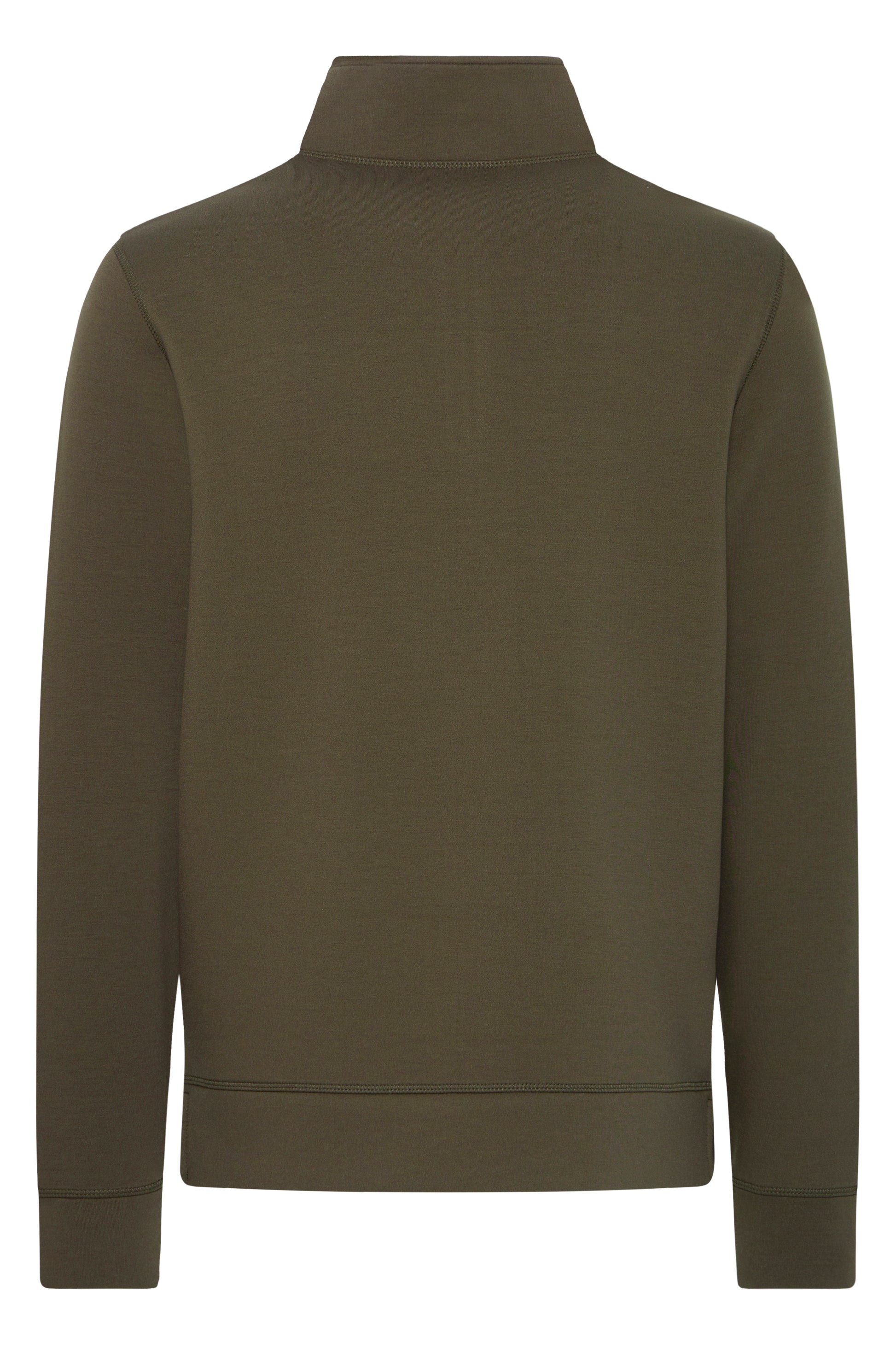 CASUAL FRIDAY SEBASTIAN 1/4 ZIP SOFT PULLOVER - BLACK OLIVE