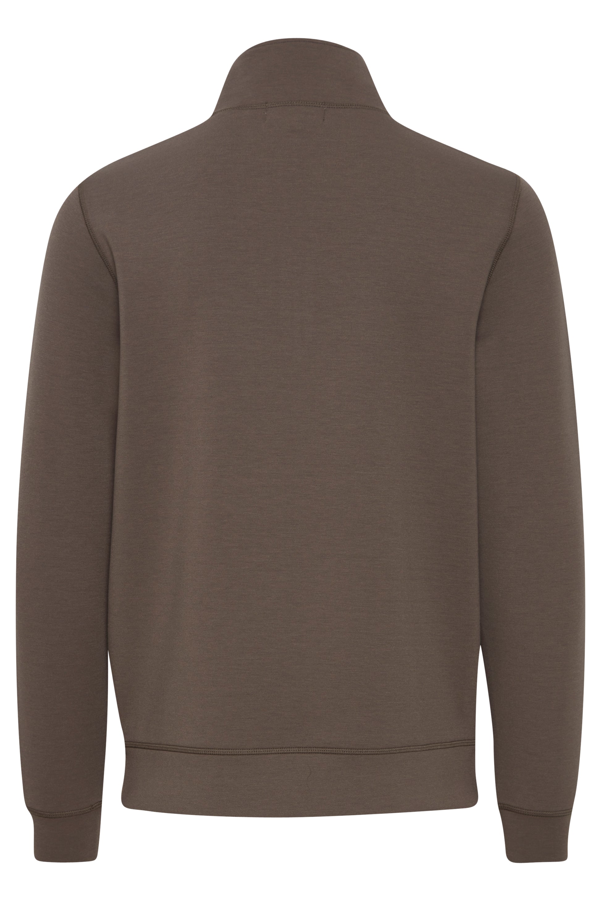 CASUAL FRIDAY SEBASTIAN ZIP SWEATSHIRT - MAJOR BROWN