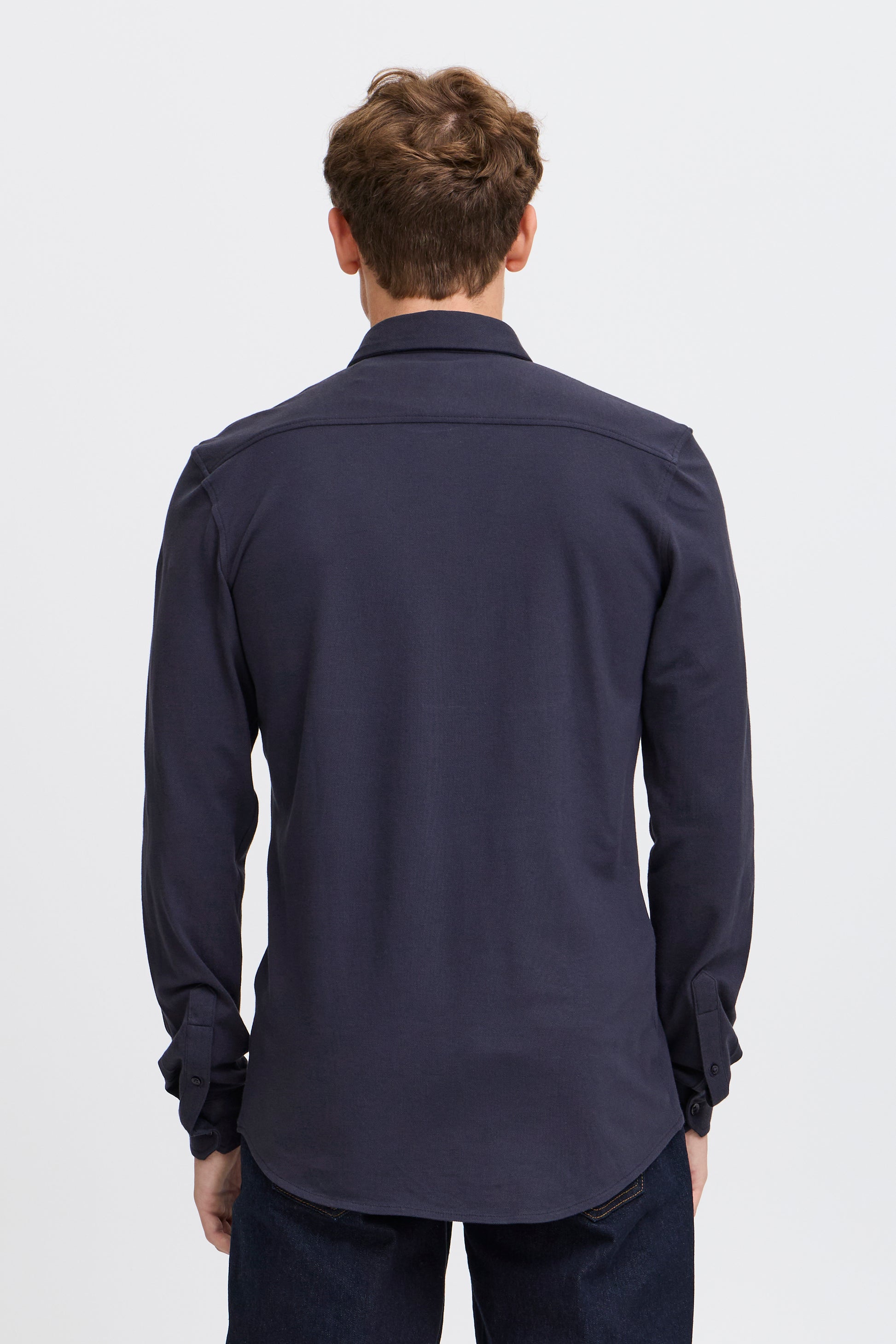 CASUAL FRIDAY ARTHUR LS DRESS SHIRT - DARK NAVY