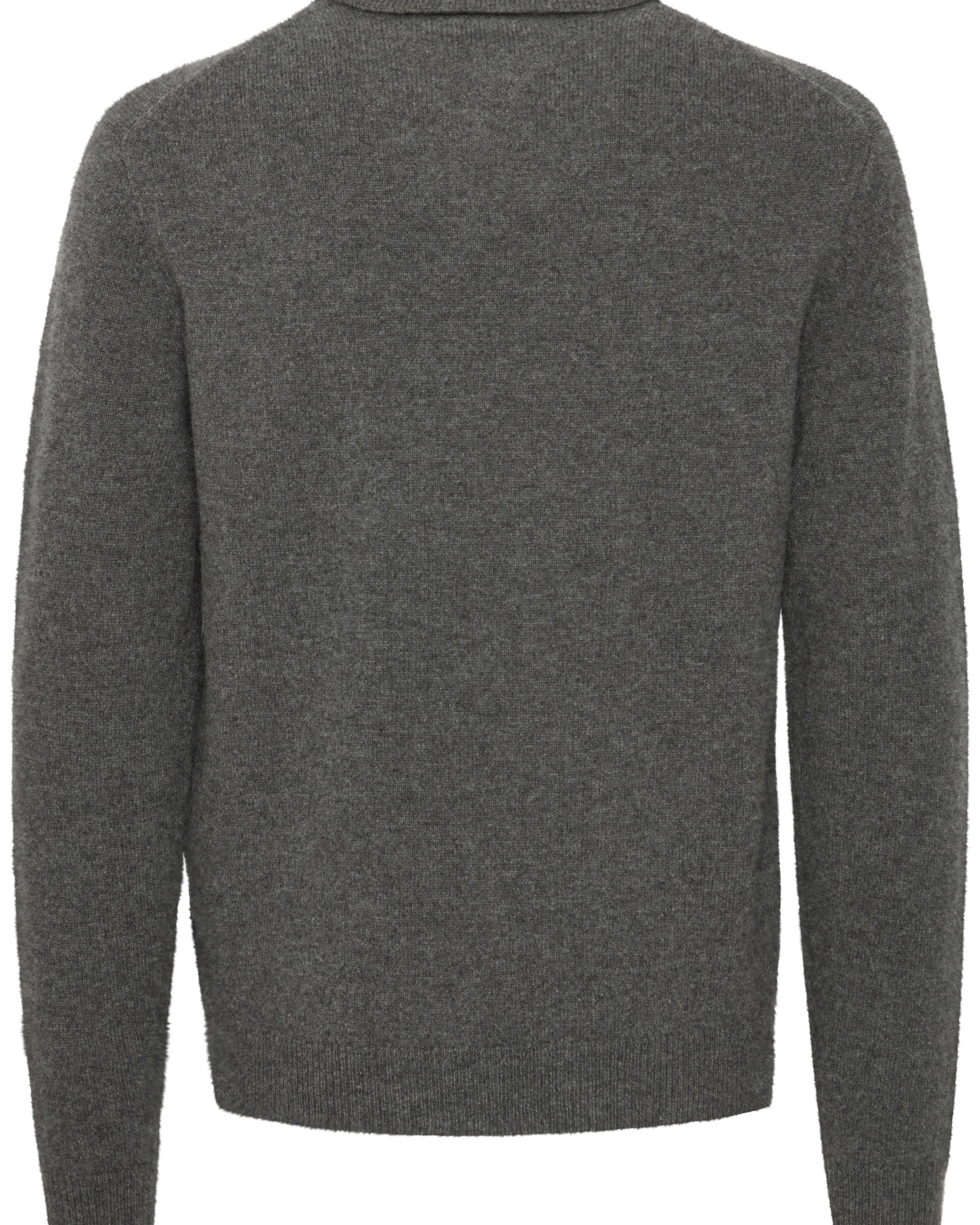 CASUAL FRIDAY KARL LAMBSWOOL PULLOVER - PEWTER MIX
