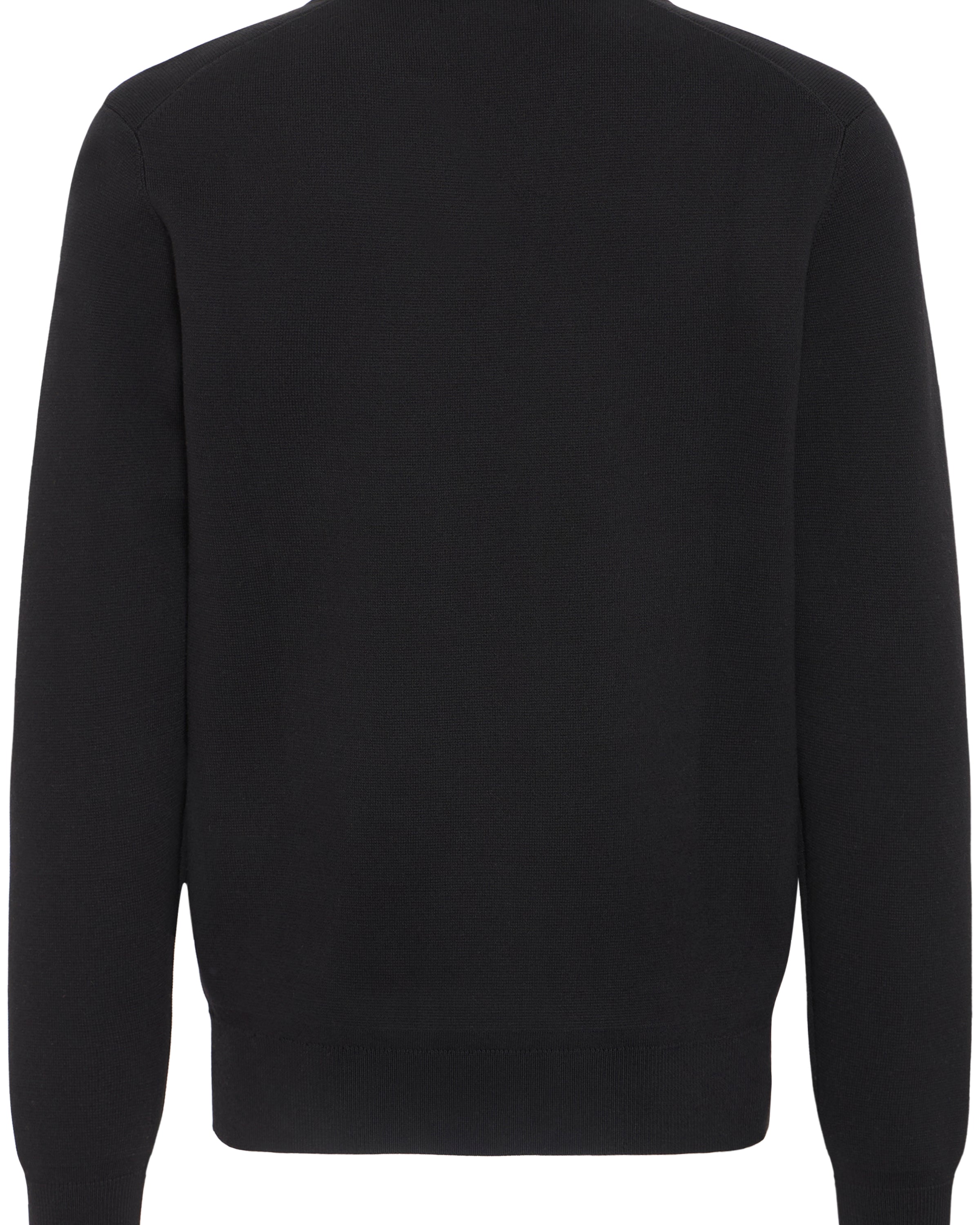 CASUAL FRIDAY DAHL V NECK PULLOVER - BLACK