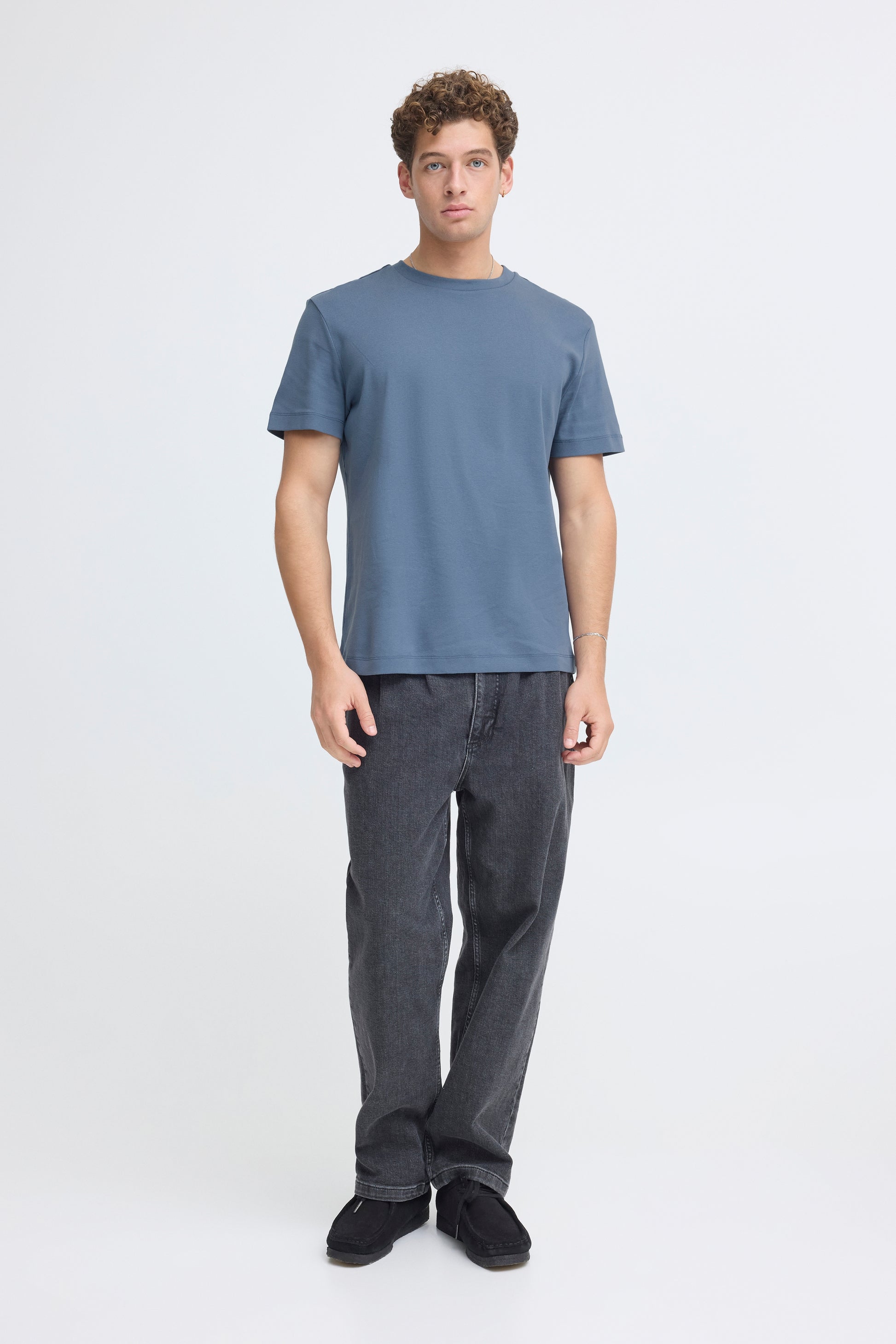 CASUAL FRIDAY GUSTAV CREW NECK TEE - BERING SEA