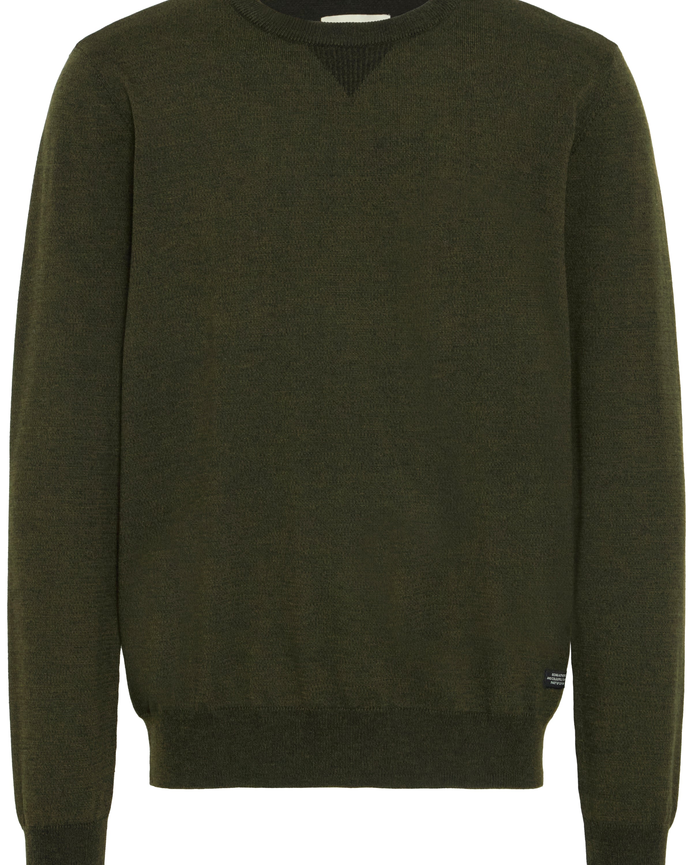 BLEND BRUTON CREW NECK KNIT - FOREST NIGHT