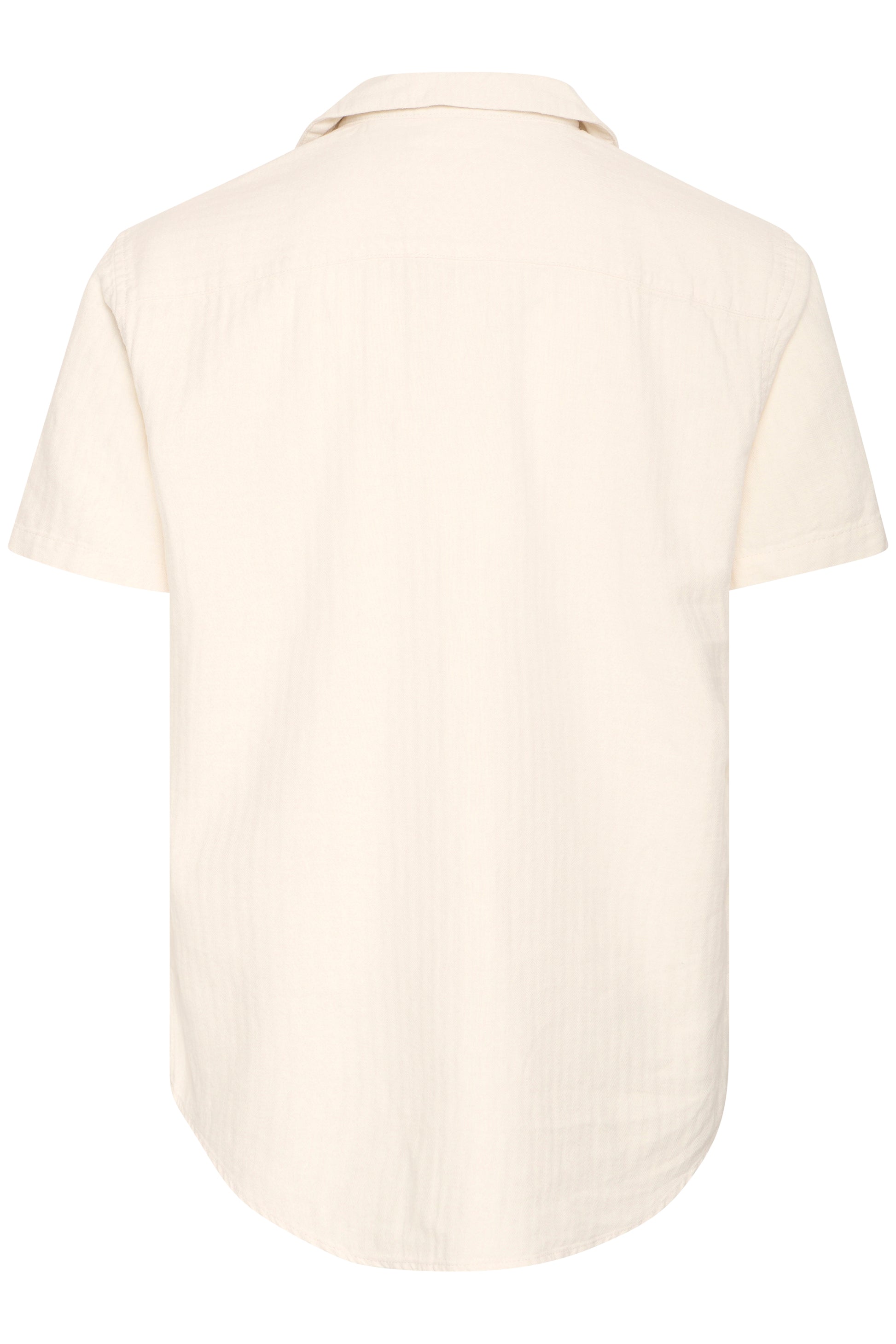 BLEND AKIRA SS LINEN BUTTON SHIRT - BLEACHED SAND