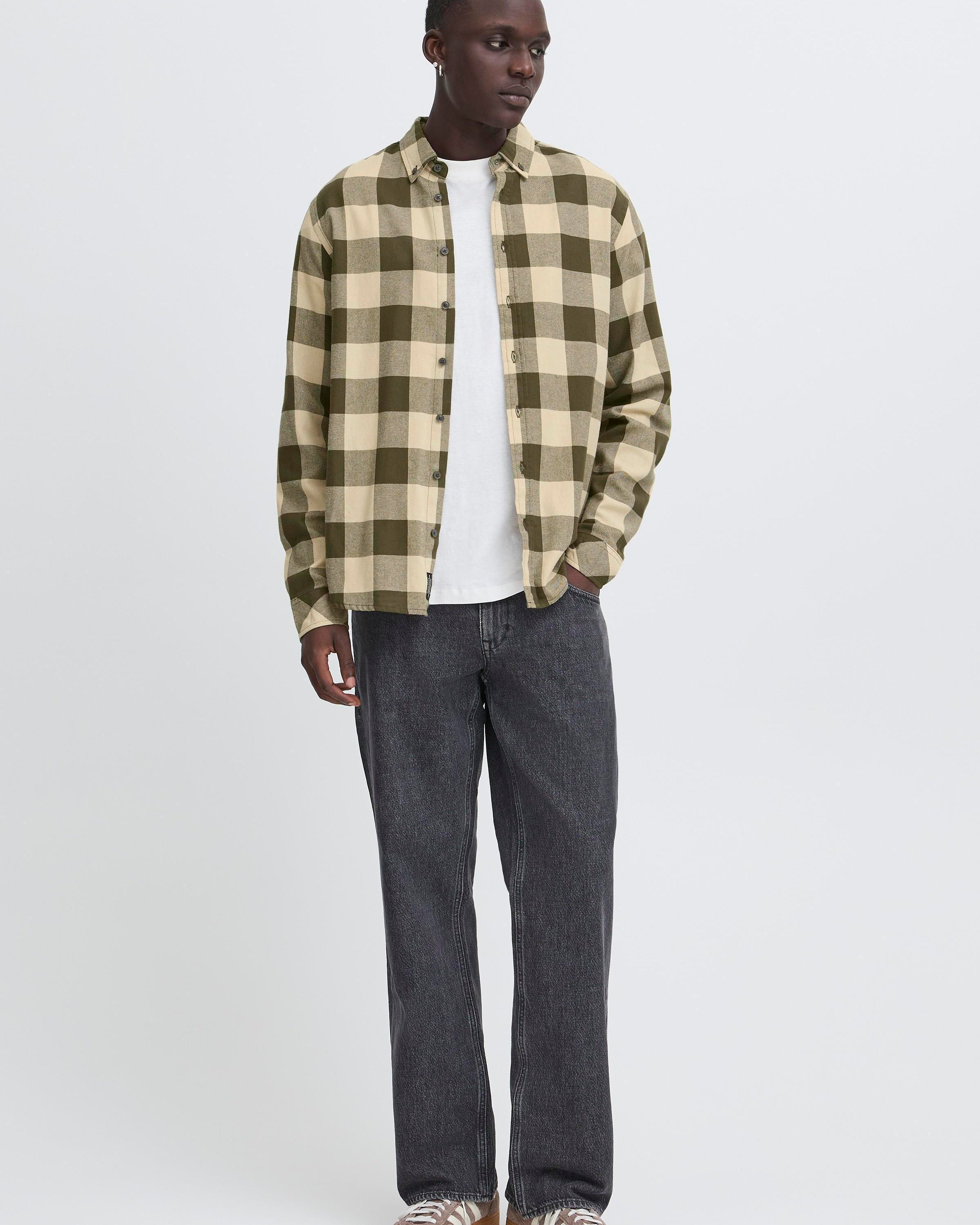 BLEND BUSTER CHECK BUTTON DOWN - FOREST NIGHT