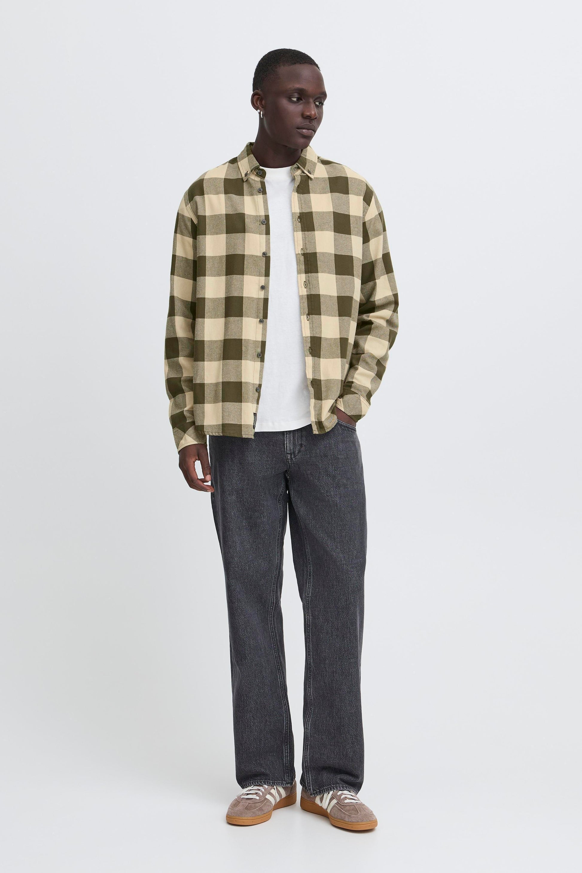 BLEND BUSTER CHECK BUTTON DOWN - FOREST NIGHT