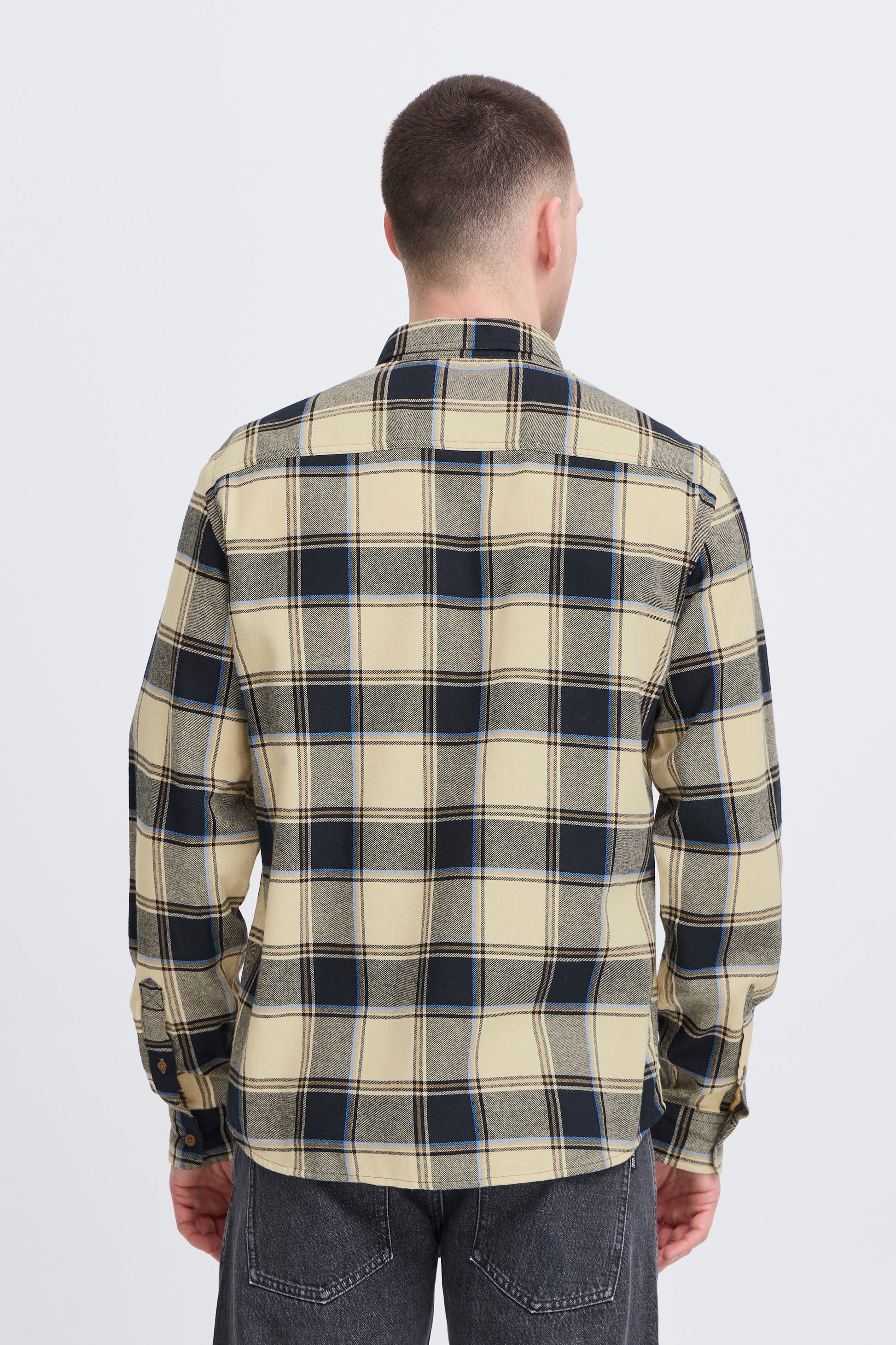 BLEND HAG PLAID BUTTON DOWN - SALUTE