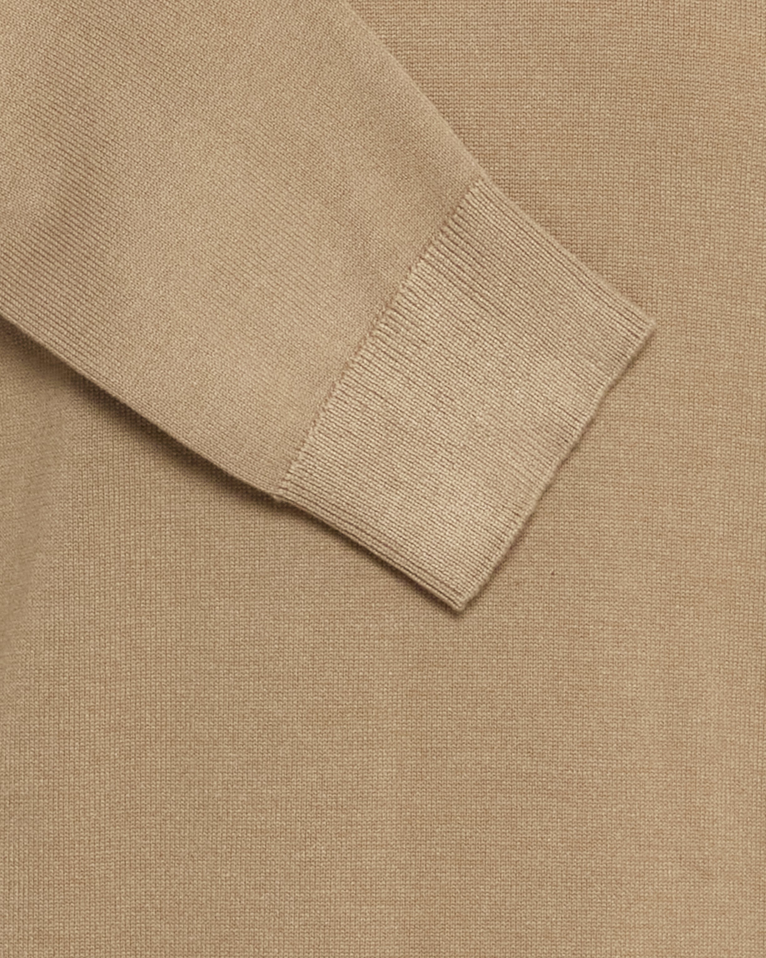 DAN KNIT CREW NECK PULLOVER - SEPIA TINT