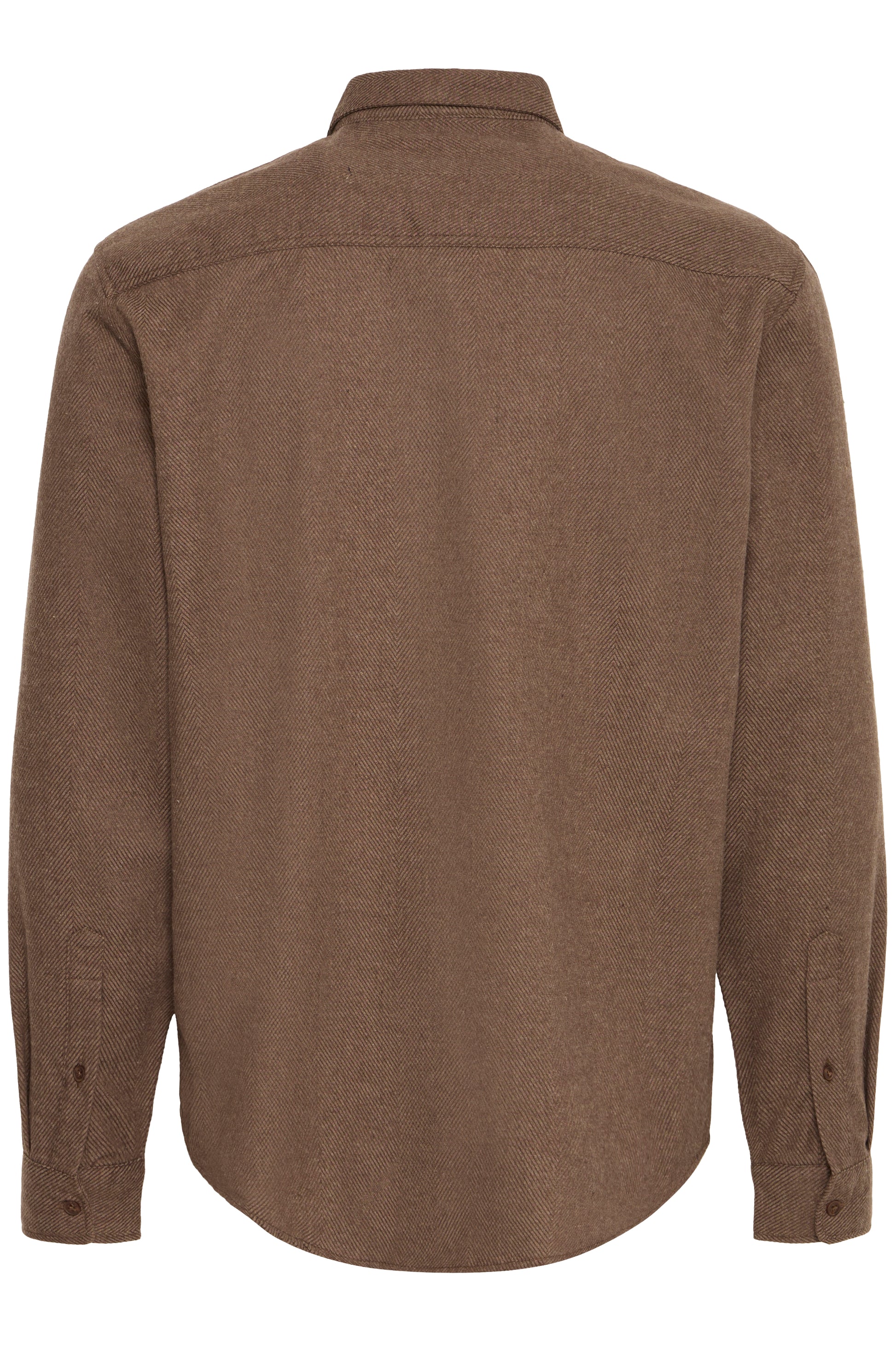 BLEND BUTTON DOWN SHIRT - CHICORY COFFEE