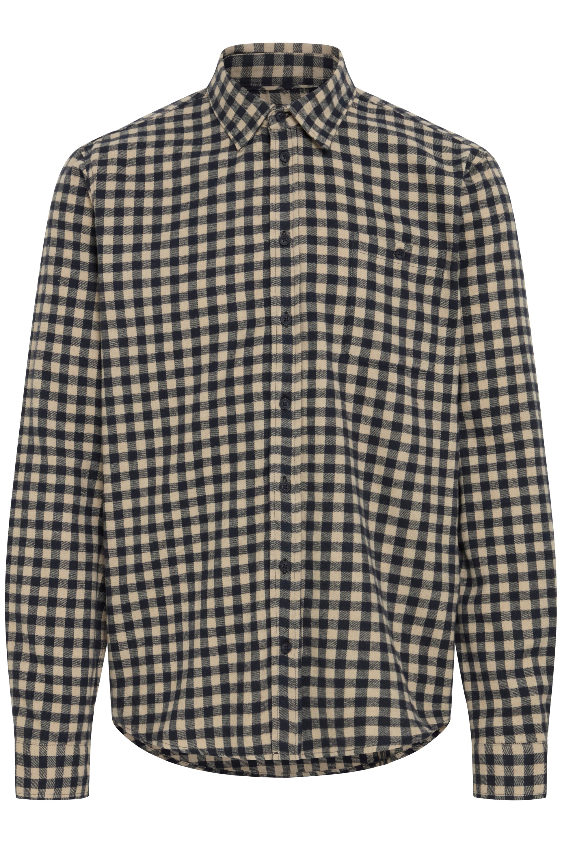 BLEND AUGO CHECK BUTTON DOWN - FOREST NIGHT