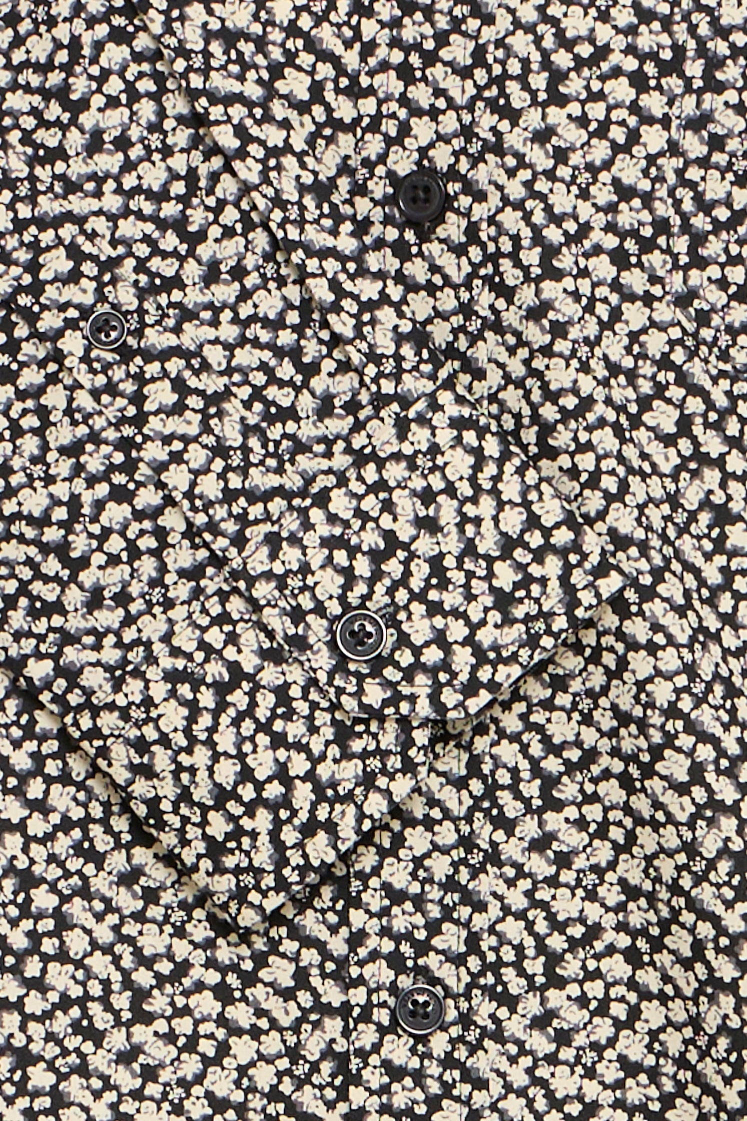 BLEND AVID PRINTED DRESS SHIRT - BLACK BEAUTY