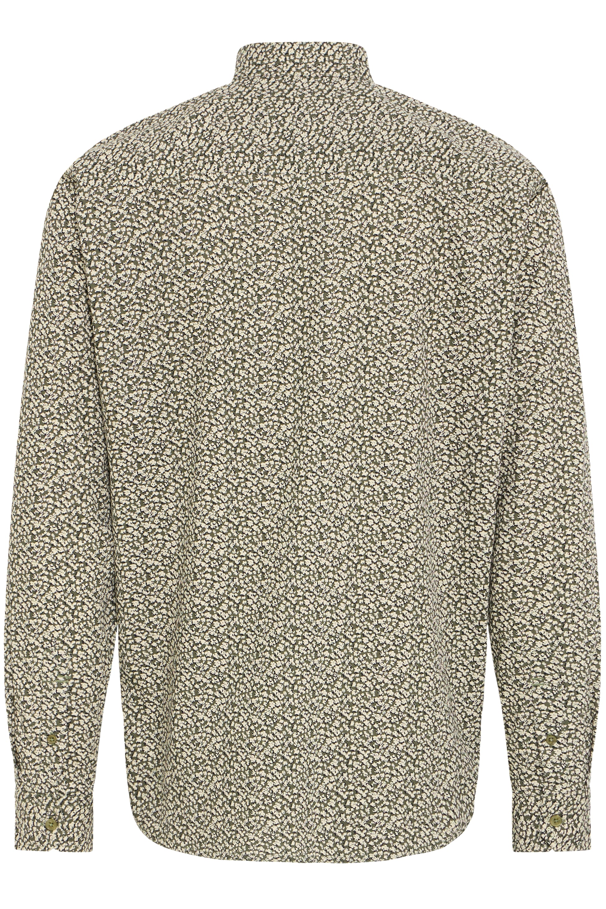 BLEND AVID PRINTED DRESS SHIRT - OLIVE NIGHT