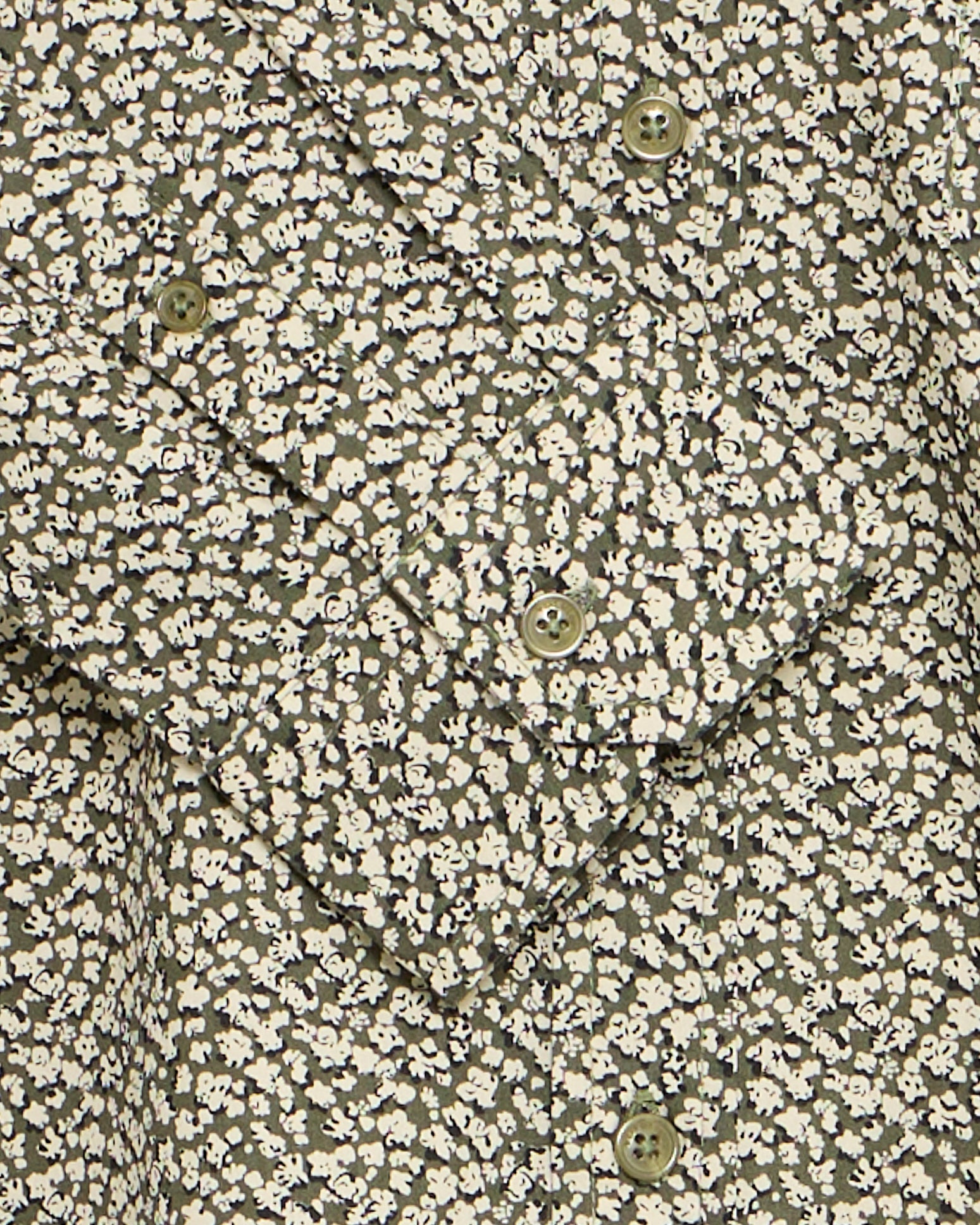 BLEND AVID PRINTED DRESS SHIRT - OLIVE NIGHT