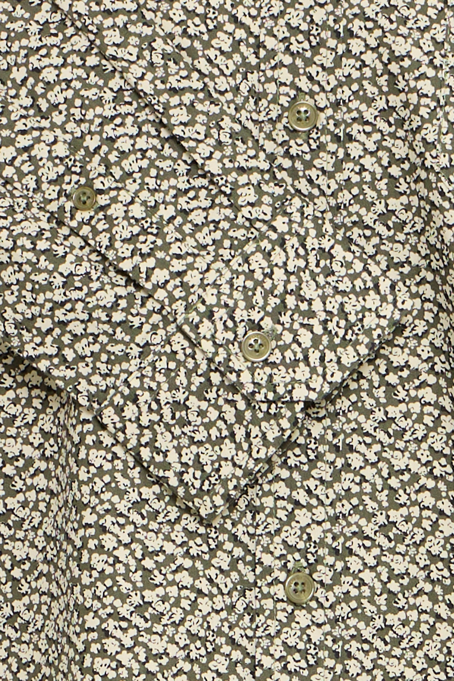 BLEND AVID PRINTED DRESS SHIRT - OLIVE NIGHT