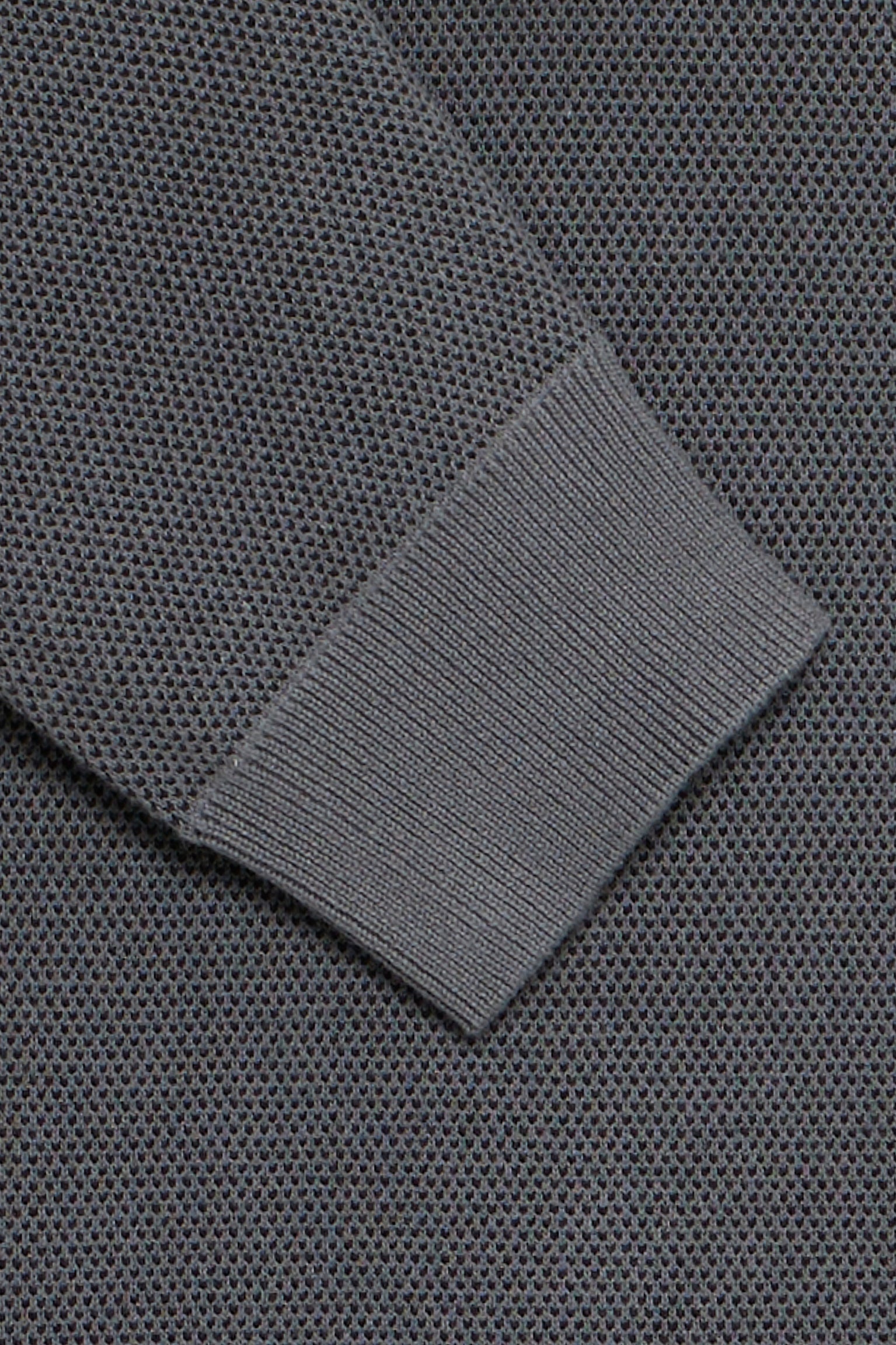 BLEND BAAL HALF ZIP KNIT - IRON GATE