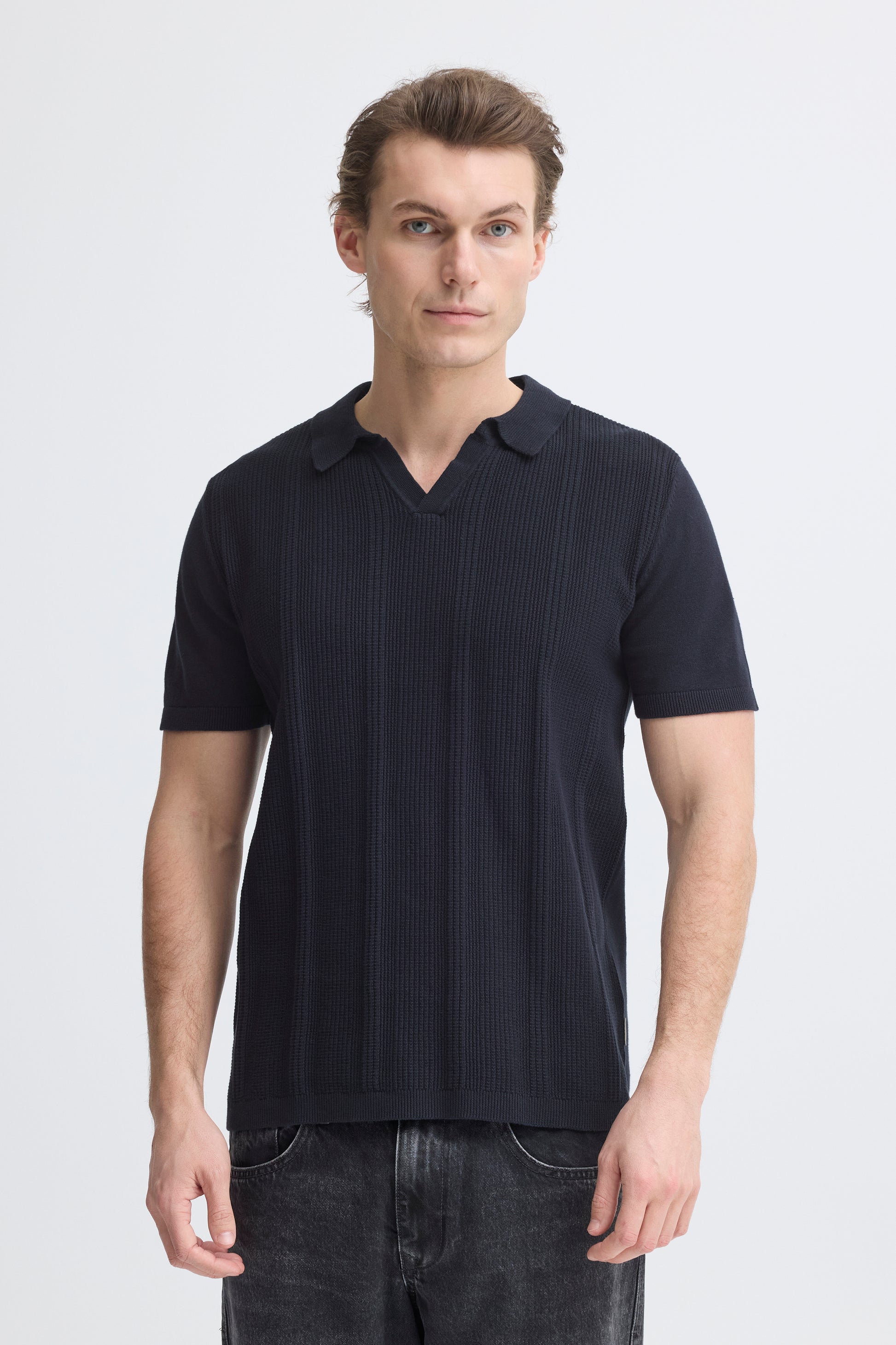 BLEND BARON SPLIT POLO - SALUTE