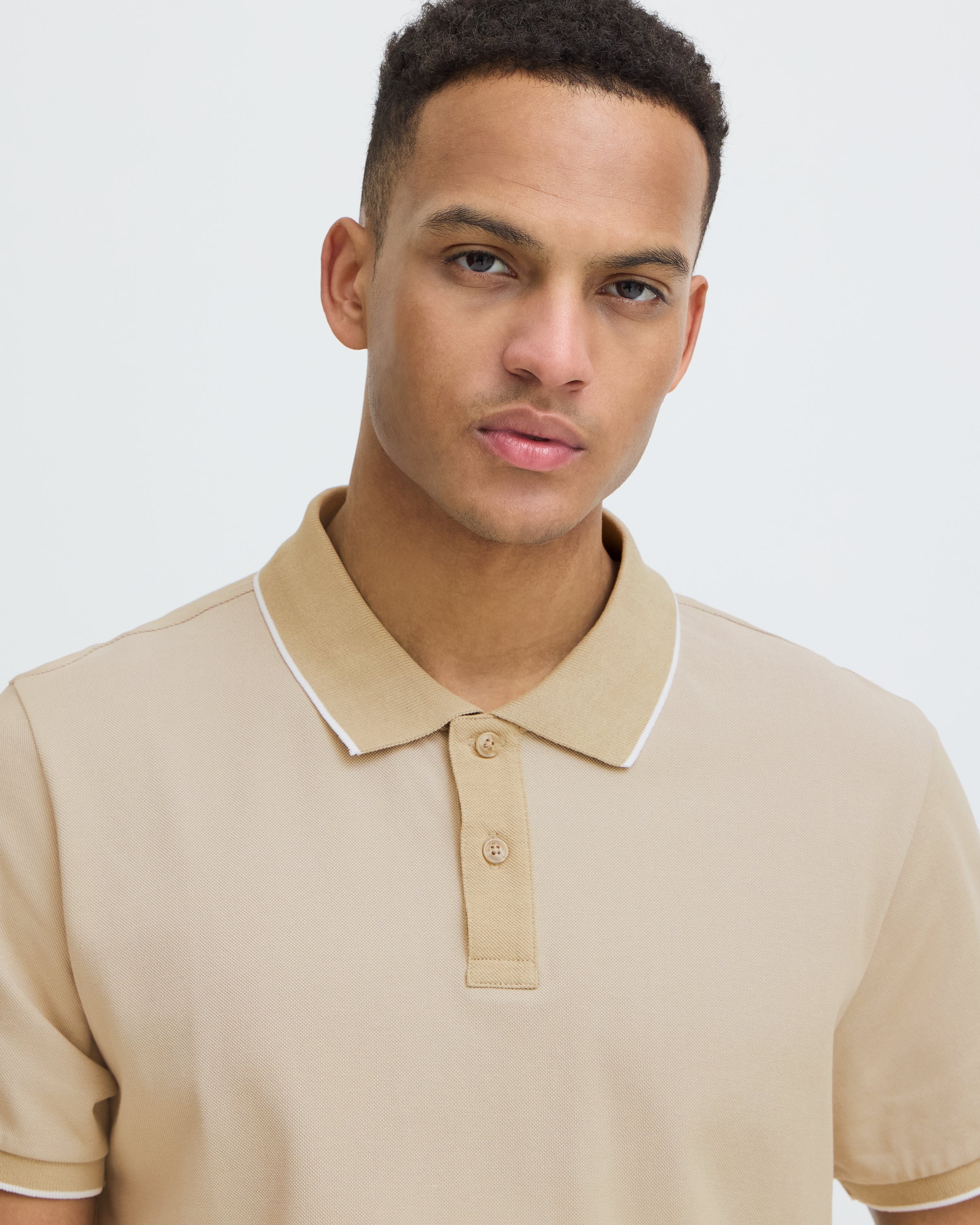 BLEND GILBERT POLO SHIRT - WINTER TWIG