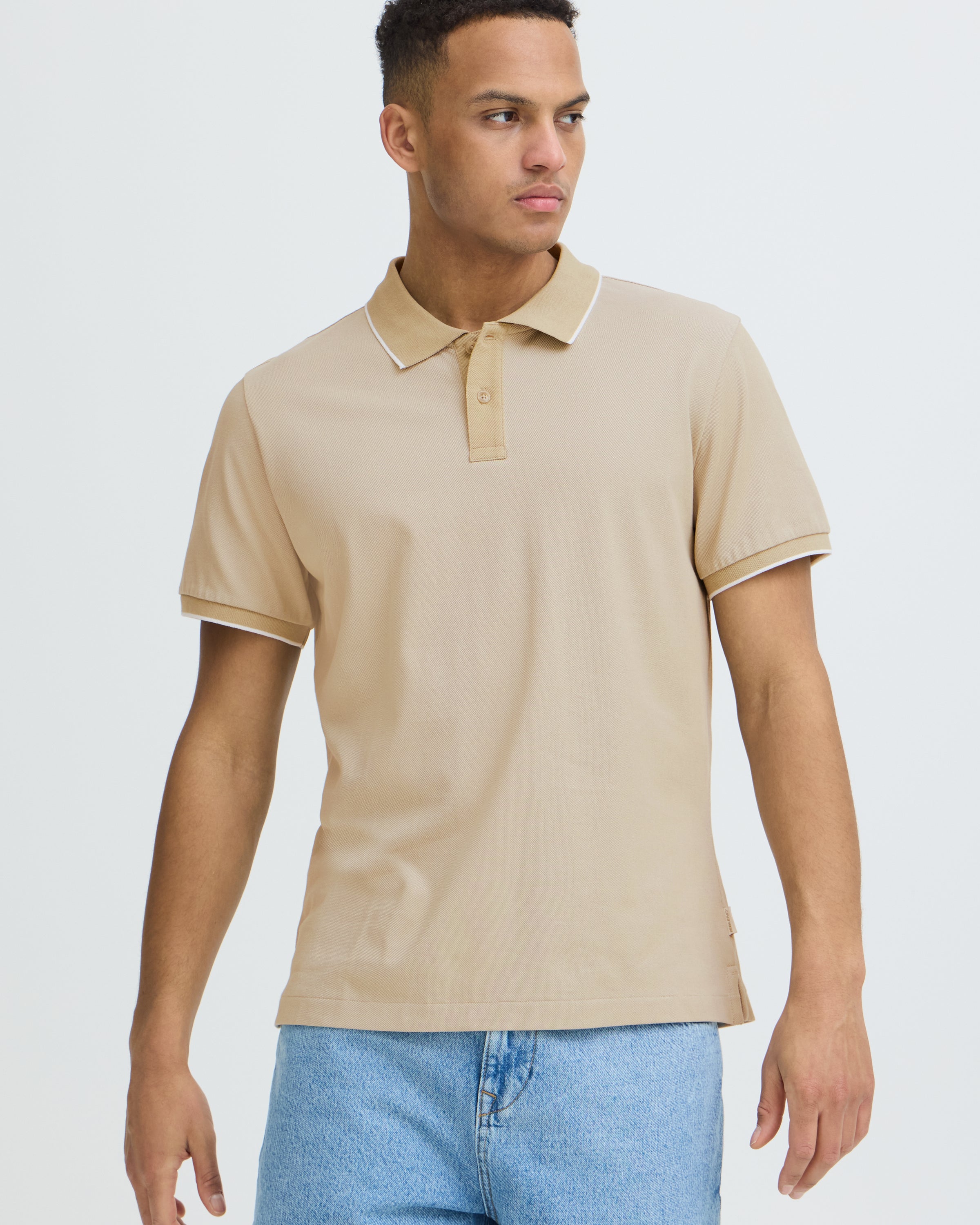 BLEND GILBERT POLO SHIRT - WINTER TWIG