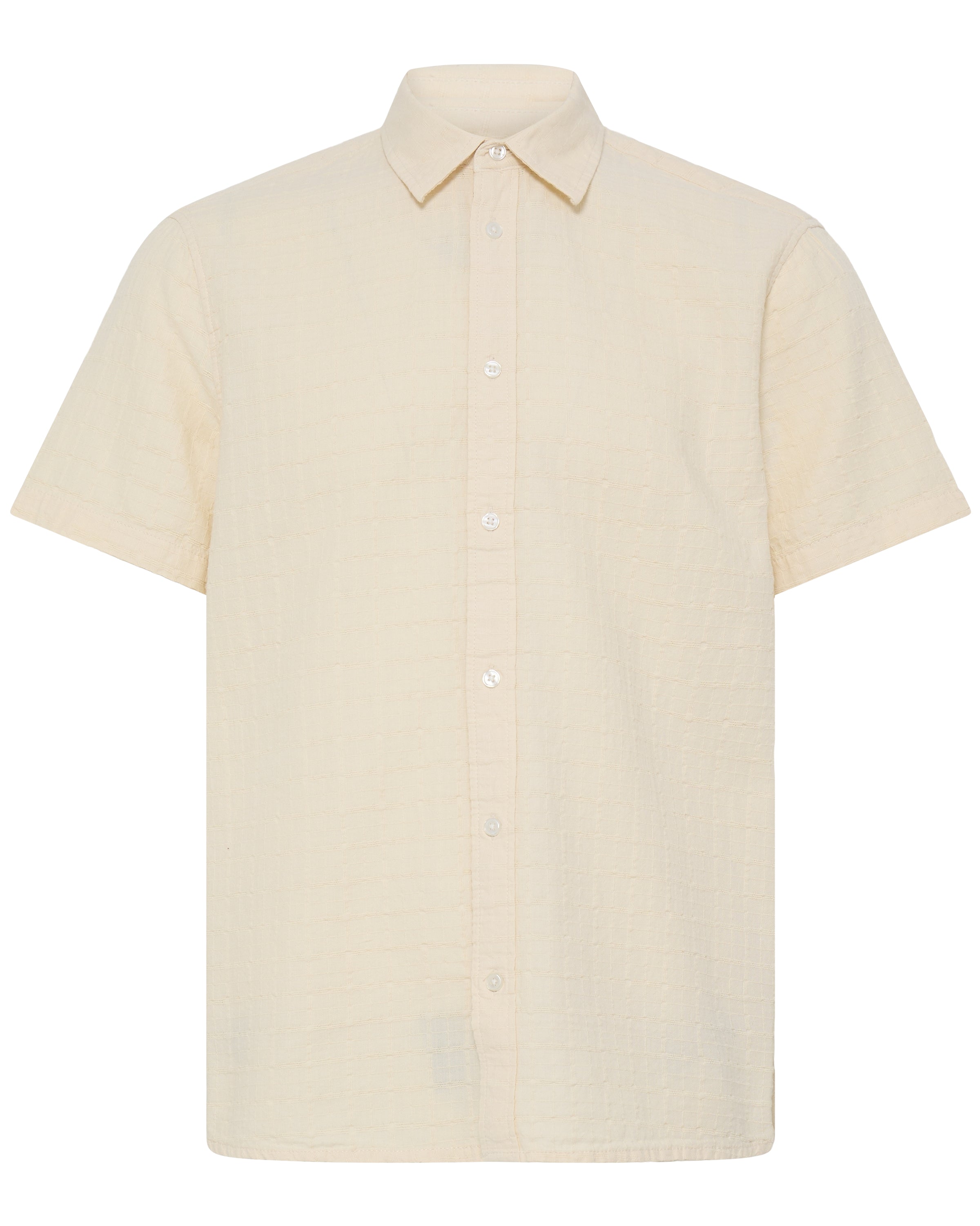 BLEND AUREL BUTTON DOWN SHIRT - BLEACHED SAND