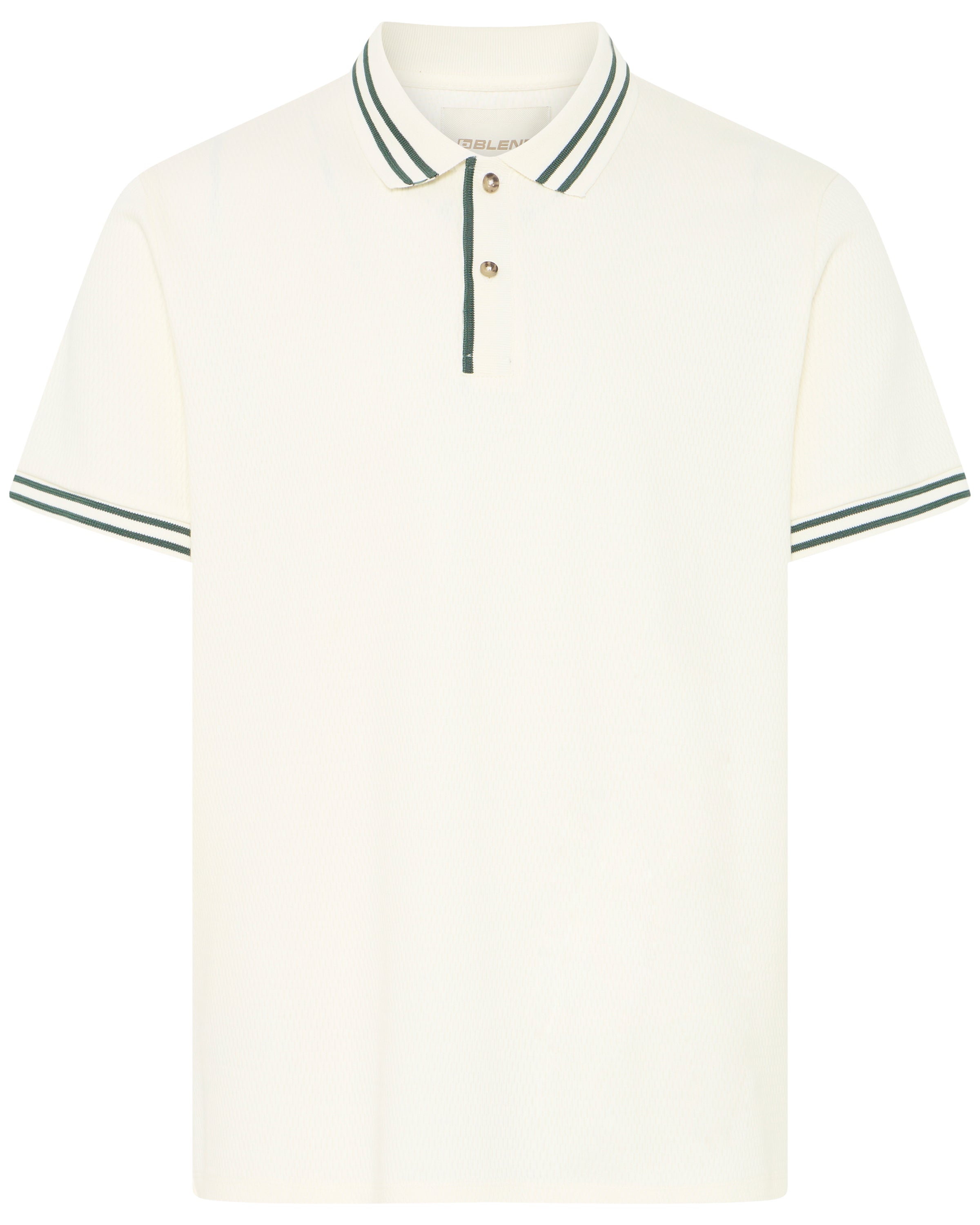 BLEND FABLE SS POLO SHIRT - VANILLA ICE