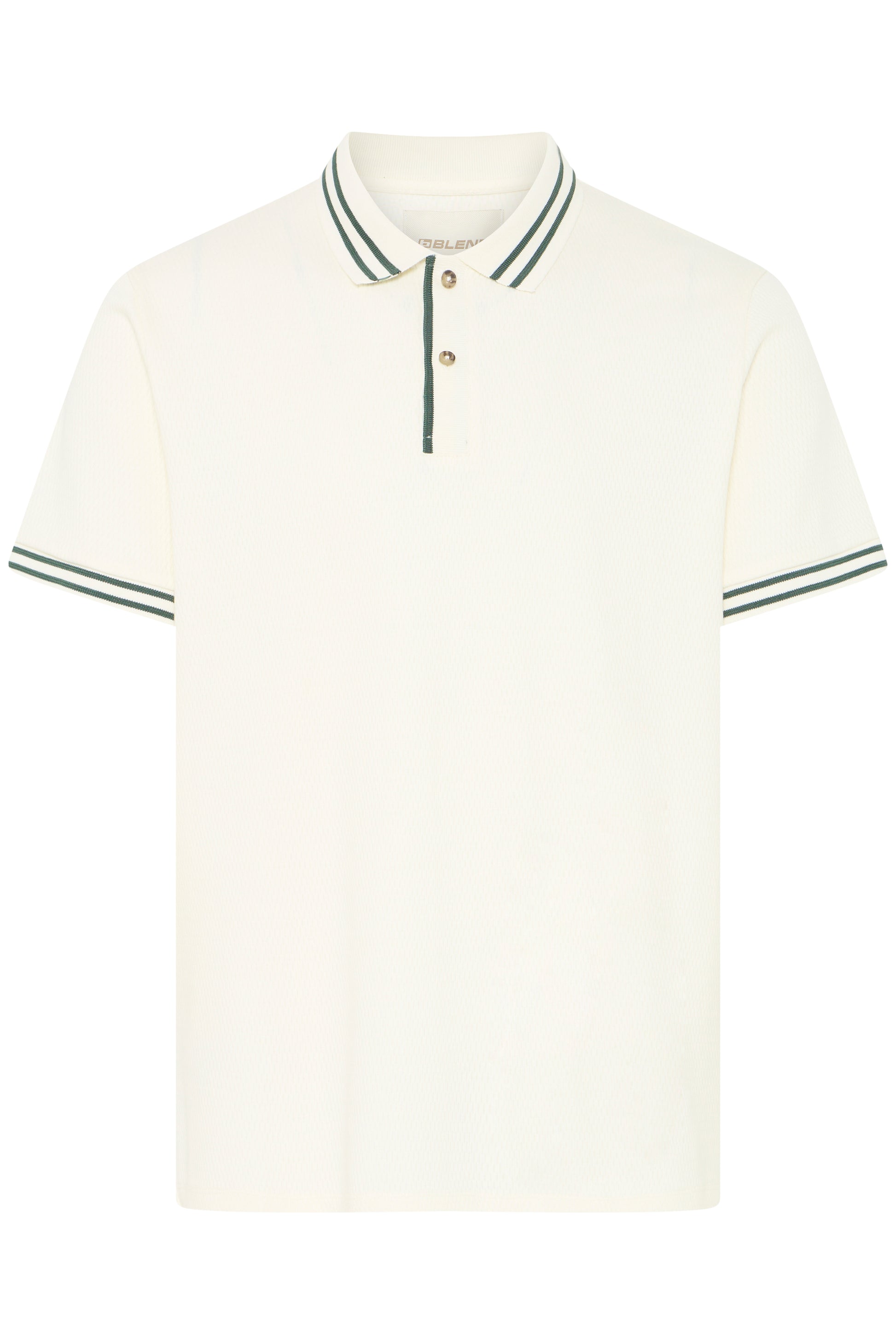 BLEND FABLE SS POLO SHIRT - VANILLA ICE