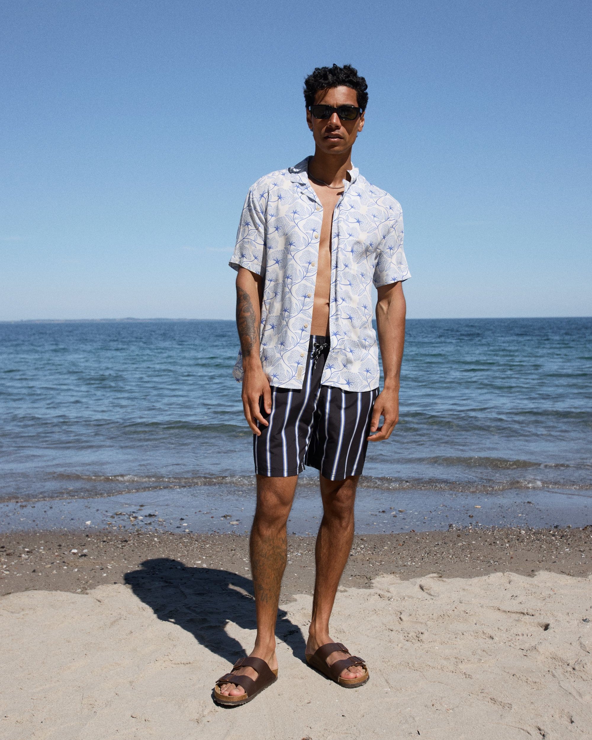 BLEND ARIAN BUTTON DOWN SHIRT - DAZZLING BLUE