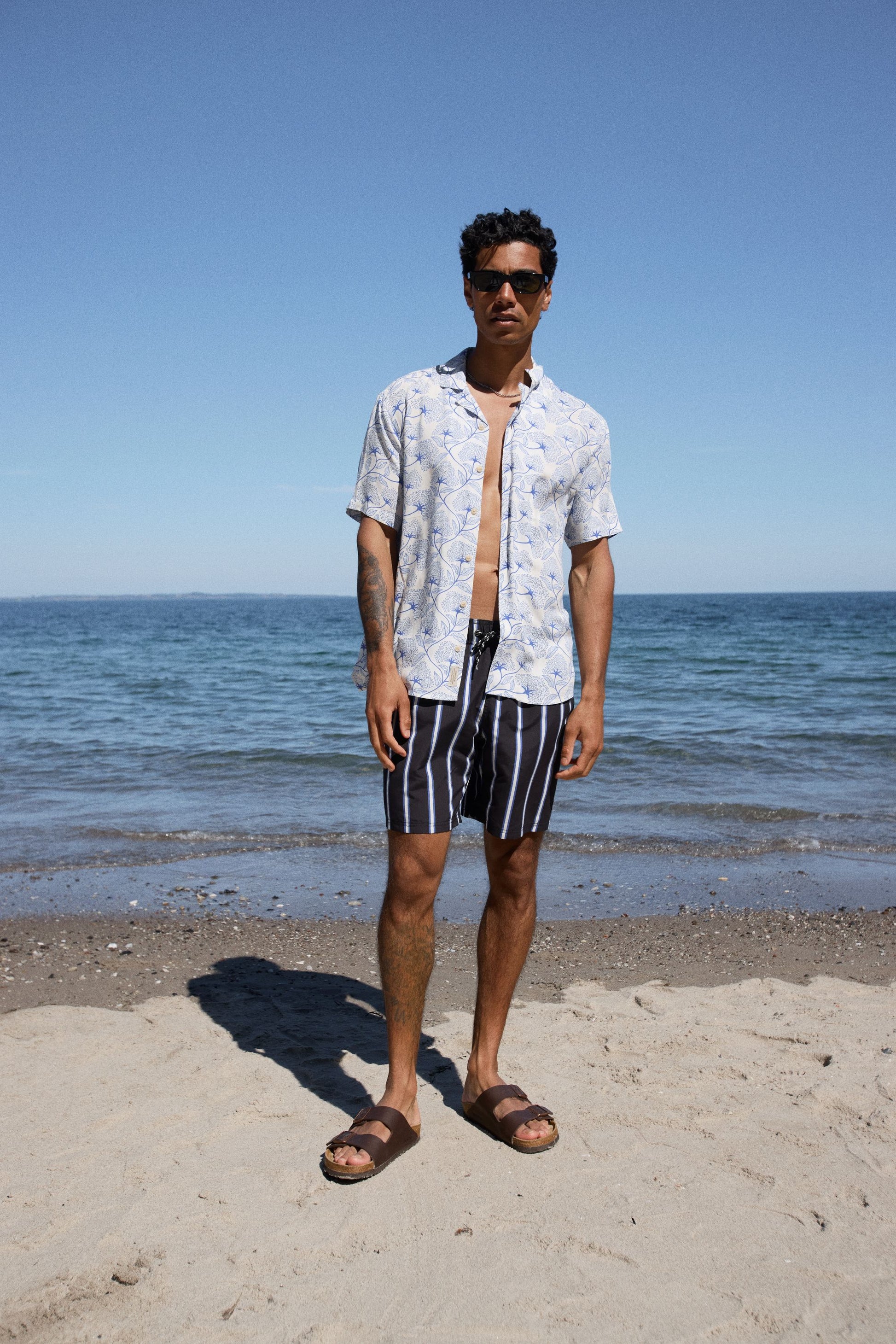 BLEND ARIAN BUTTON DOWN SHIRT - DAZZLING BLUE