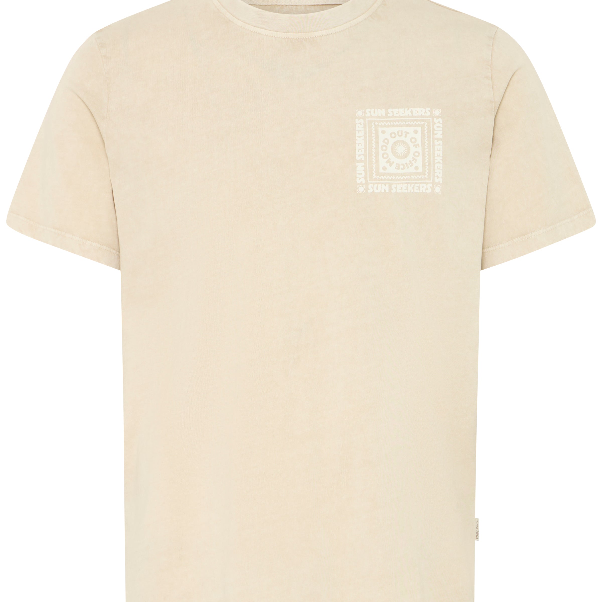 BLEND KAYDEN GRAPHIC TEE - BLEACHED SAND